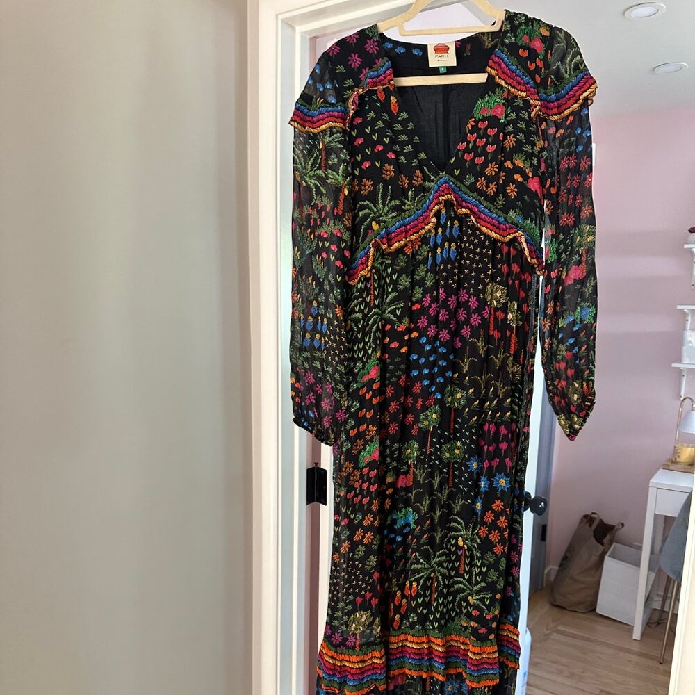 Farm Rio Fruit Garden Printed Maxi Dress